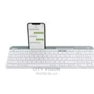 Logitech Slim Multi-Device Wireless Keyboard Off*White