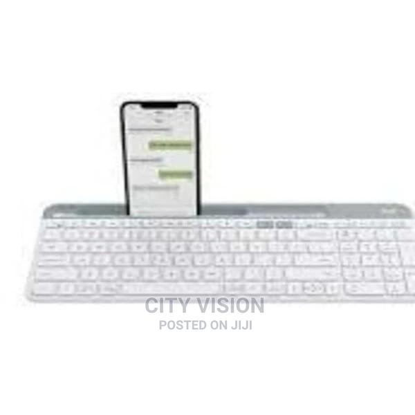 Logitech Slim Multi-Device Wireless Keyboard Off*White