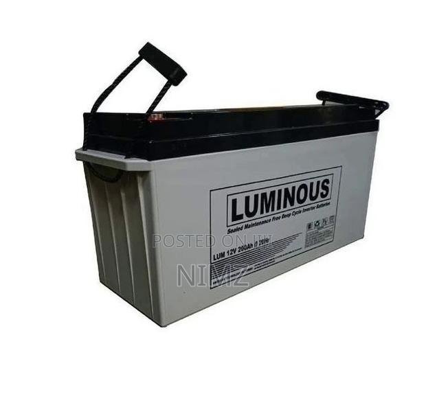 Luminous 200ah Heavy Duty Battery - main view