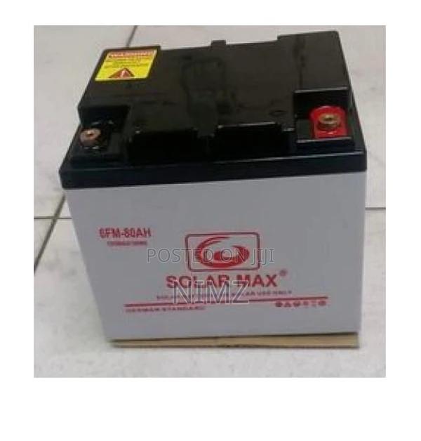 Solarmax 80ah Solar Battery Non Maintenance Dry
