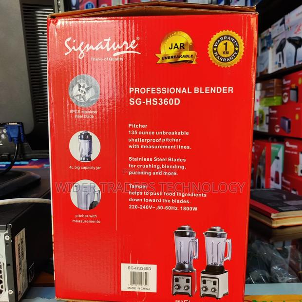 Signature Commercial Professional Blender 1800 Watts 4.0 L