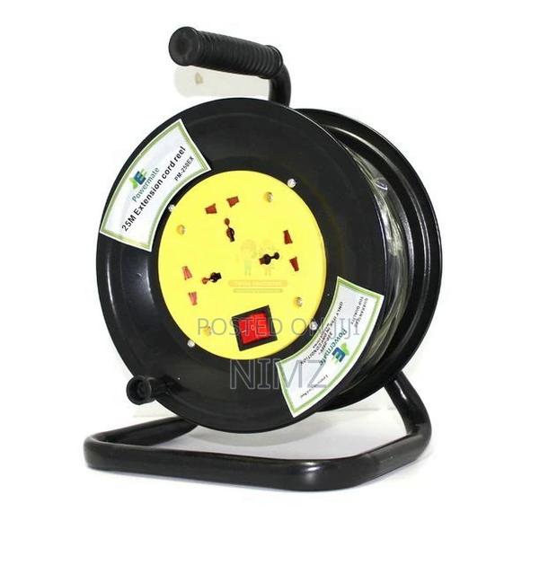 Powermate 50M 2.5mm Power Cable Extension Reel Fused 100% Co - main view