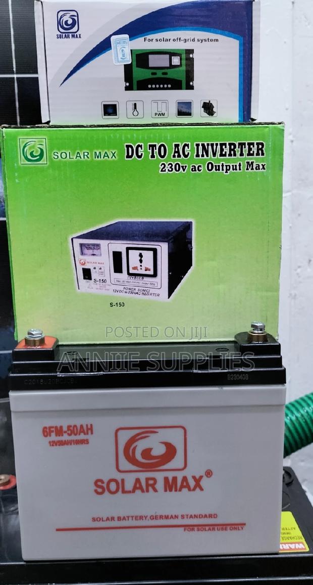50A Solar Battery+150W Power Inverter