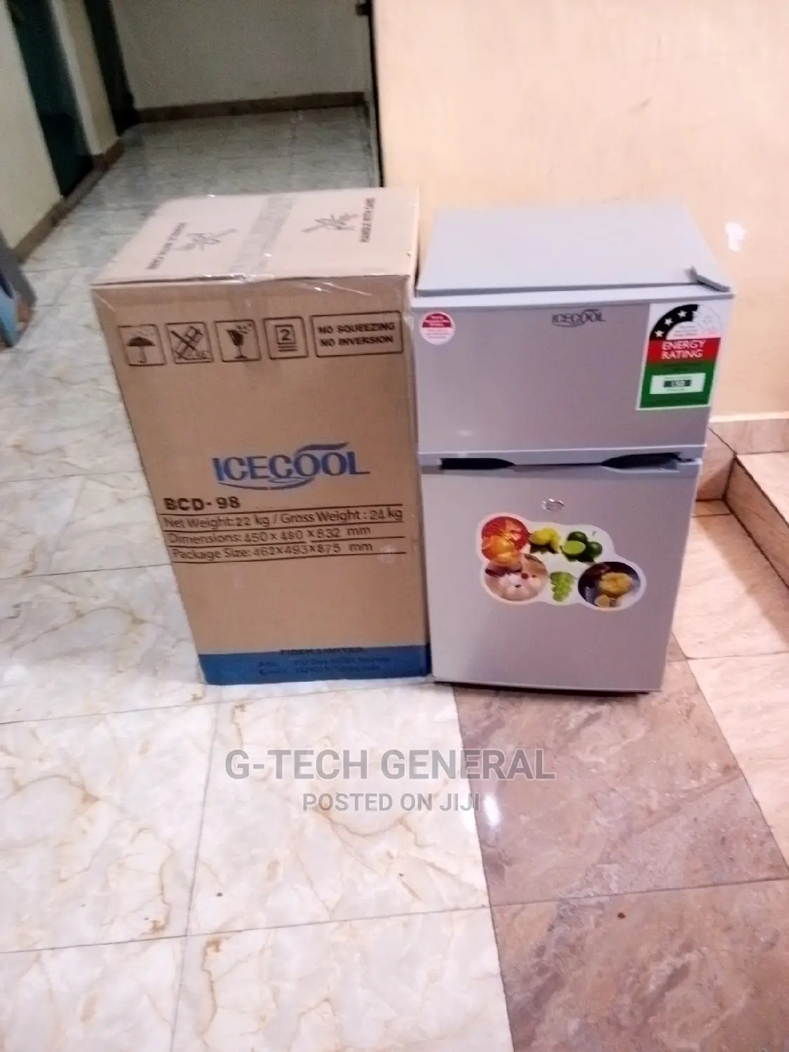 Icecool BCD-98 Double Door 98l Refrigerator