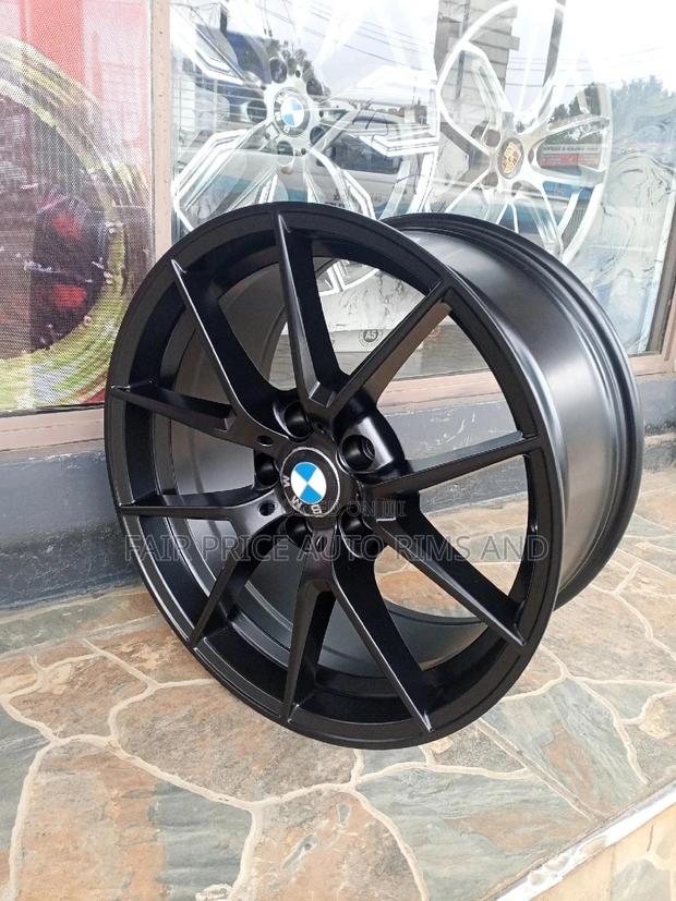 Size 18 BMW Sports Rims Black Plain