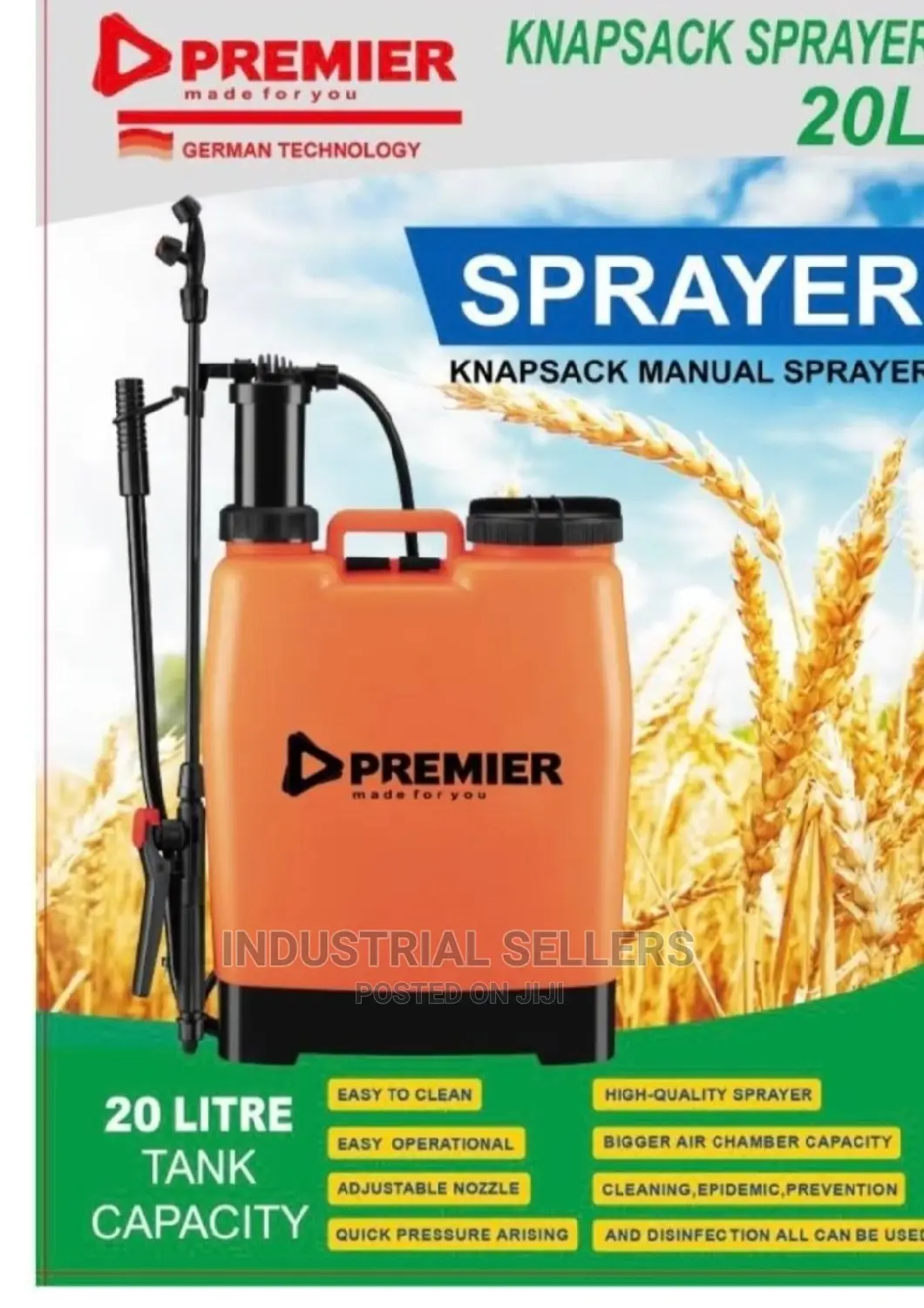 20l Premier Knapsack Sprayer