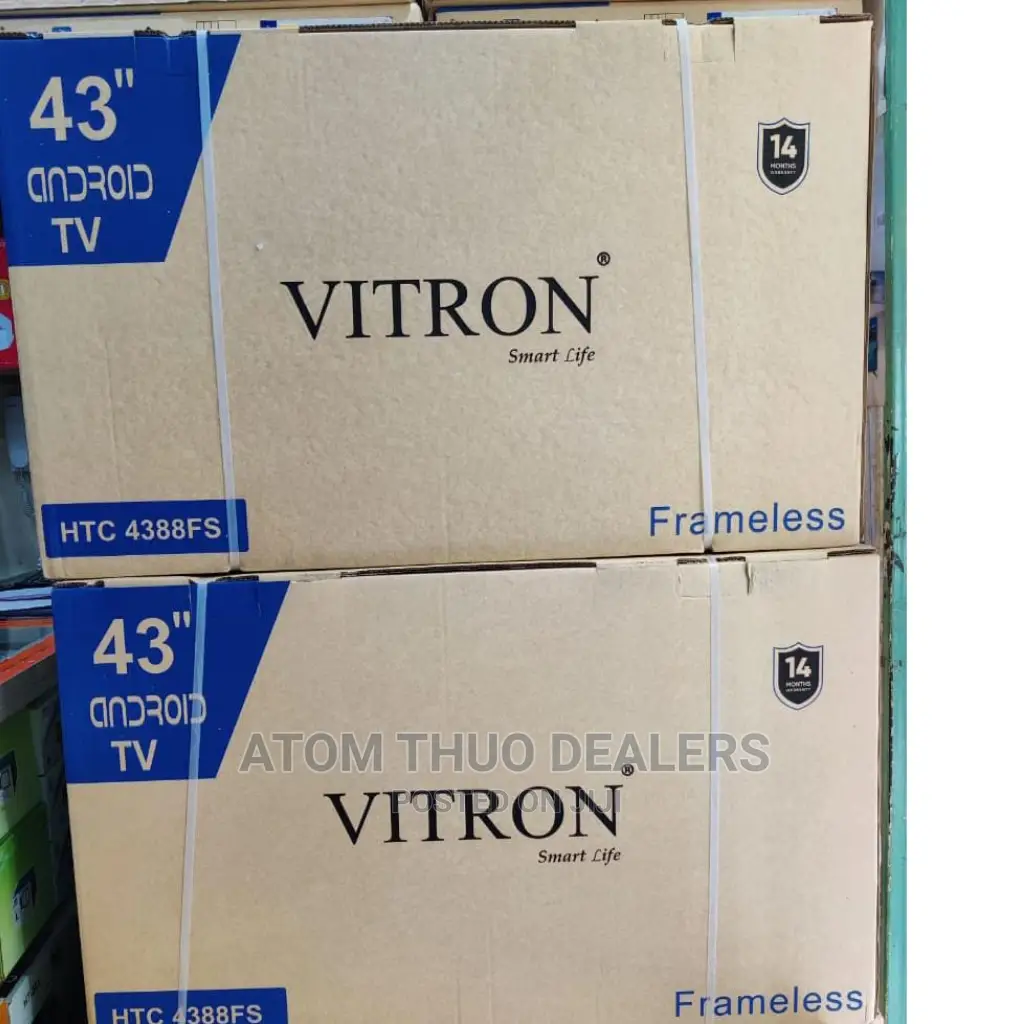 Vitron 43" Smart Android Frameless Tv 