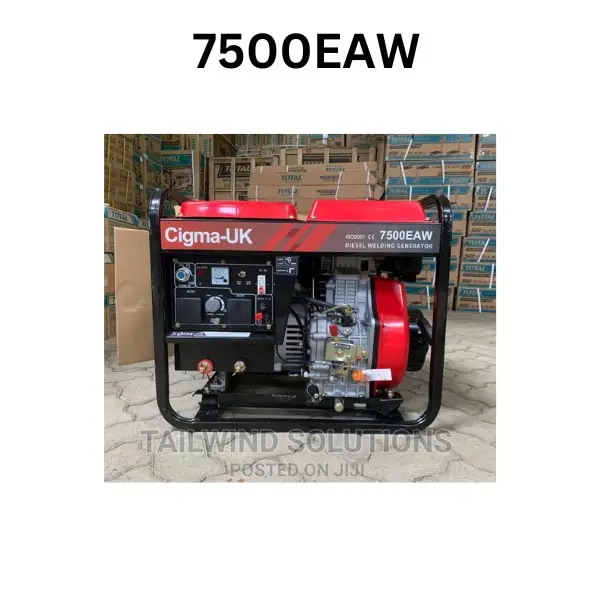 7500EAW Diesel Generator Welding Generator Rated in Industrial Area