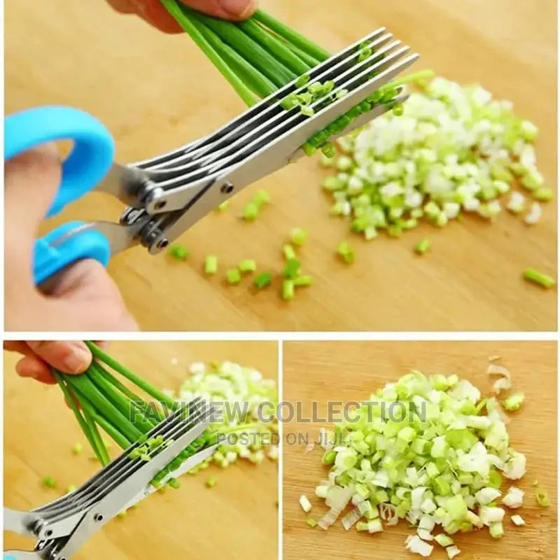 Multi-Functional Stainless Steel 3/5 Layer Kitchen Scissors