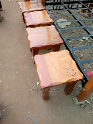 Mahogany Living Area Stool