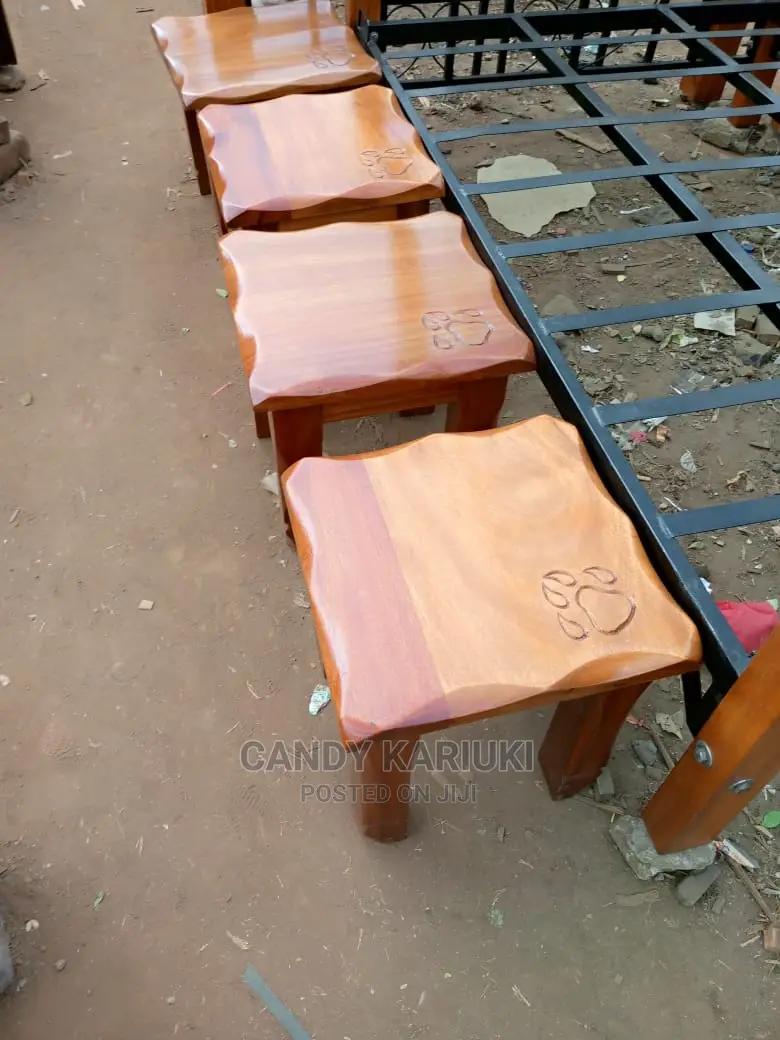 Mahogany Living Area Stool