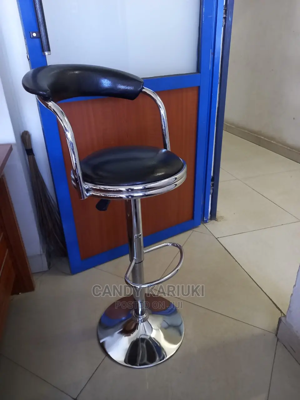 Black Kitchen Counter Stool