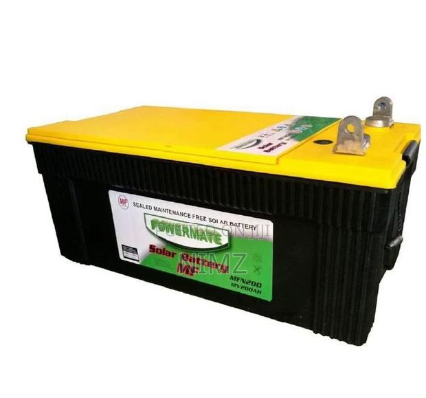 Powermate 200AH Solar Battery Dry Cell Maintenance Solar Bat