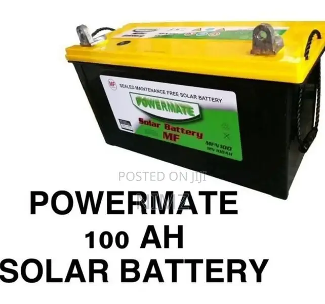 Powermate 100AH Solar Battery Dry Cell Maintenance Solar Bat