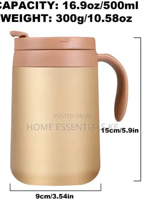 Thermomug With Handle Coffee Cup 500mls
