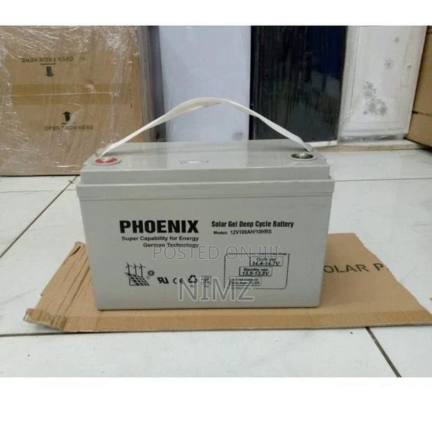 Phoenix 100ah Solar Battery Non Maintenance Dry Cell