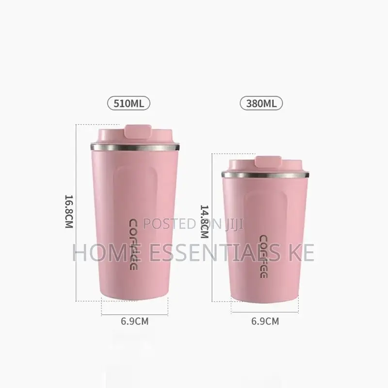 *510ml Thermos Coffee Mug Temperature Display Vacuum Flasks