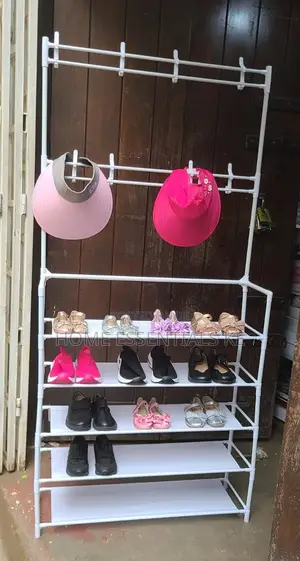 5tier Multipurpose Shoe Rack Available in White Black