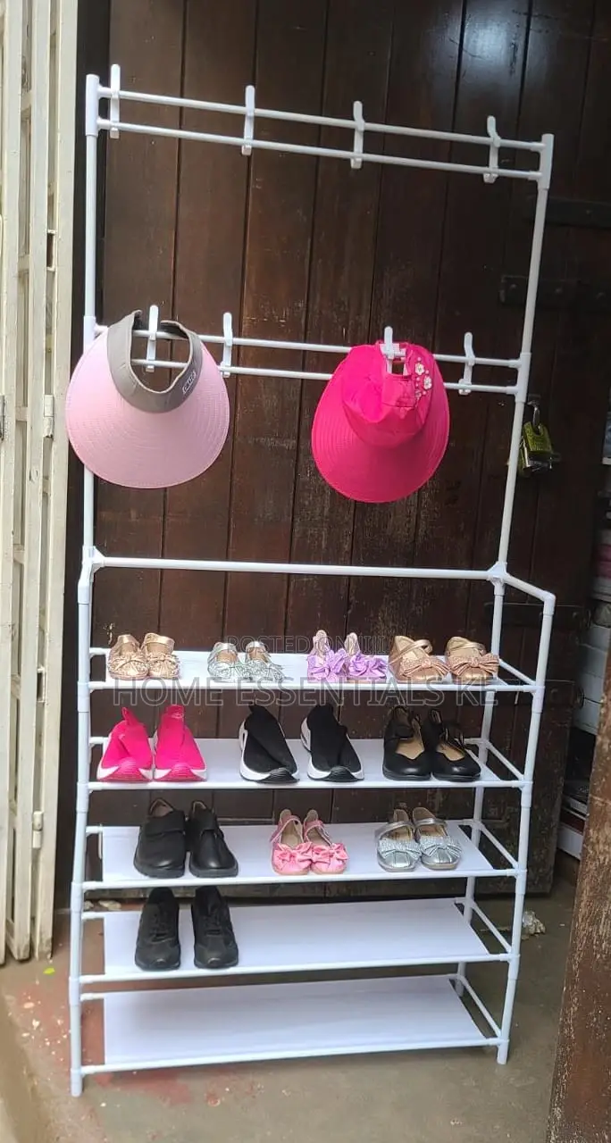 5tier Multipurpose Shoe Rack Available in White Black