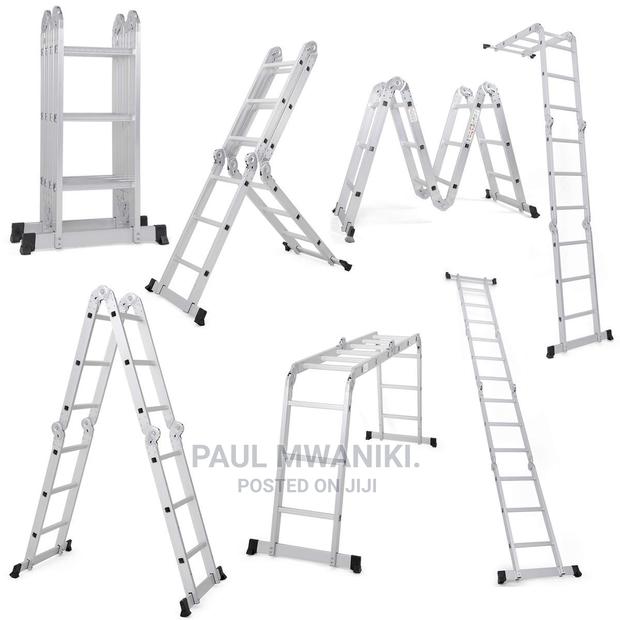 4 by 3 Aluminium Multipurpose Ladder. 12ft.