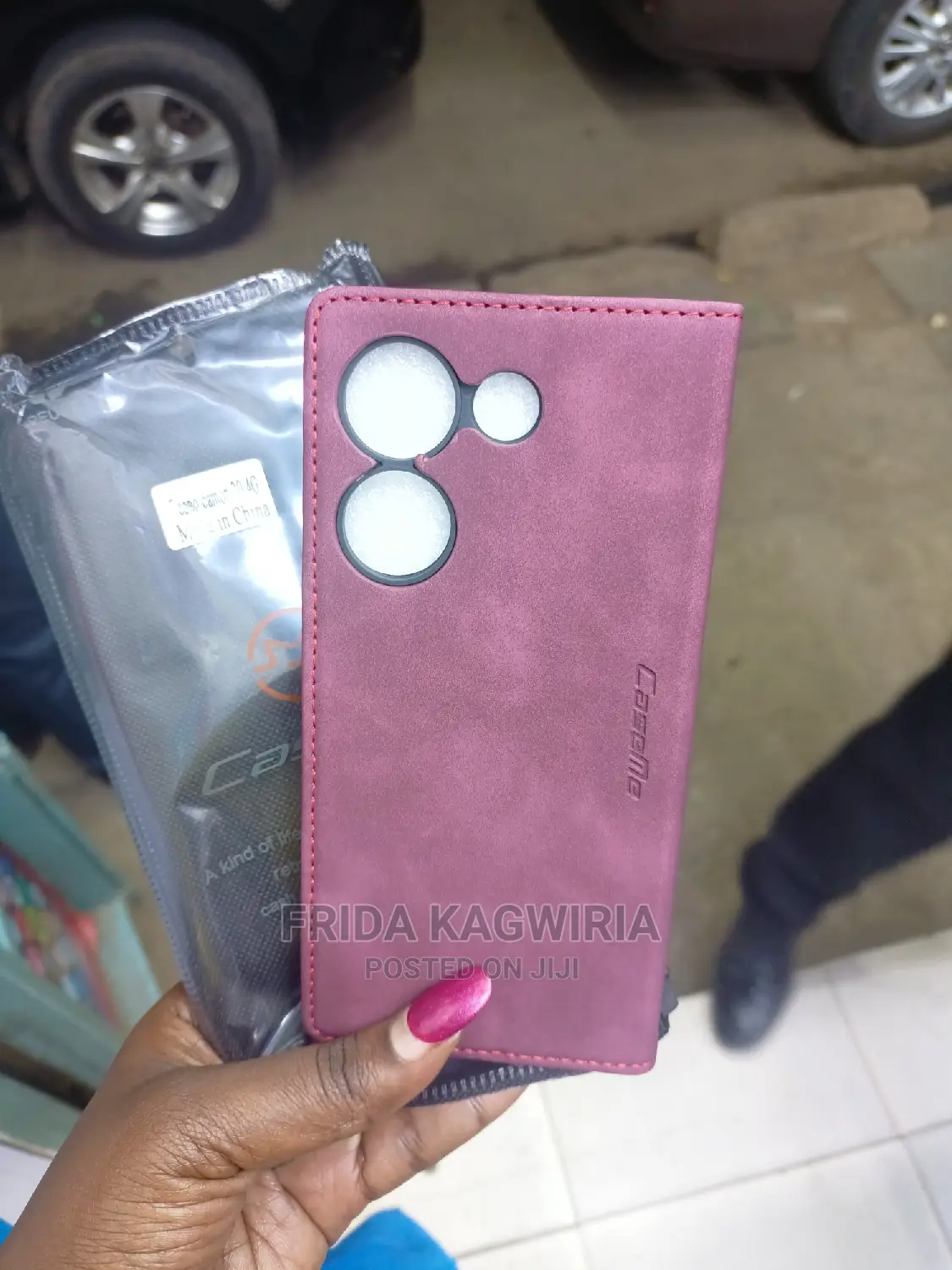 Caseme Original Leather Cover for Tecno Camon 20