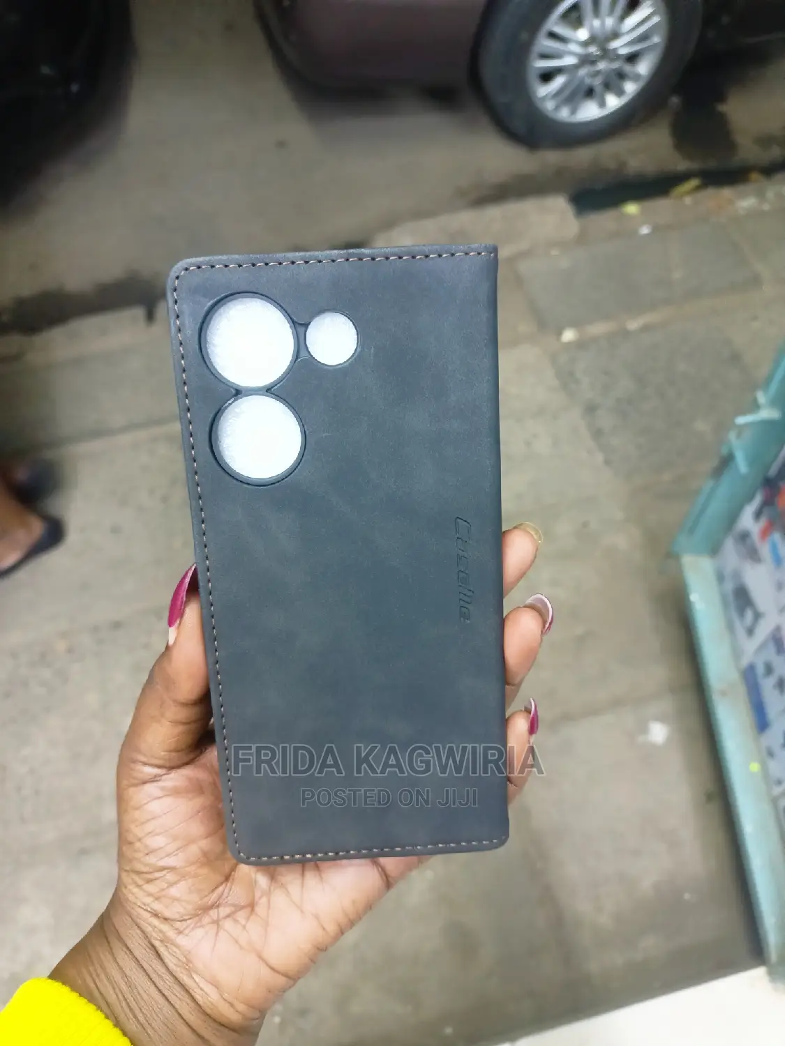 Black Caseme Leather Cover for Tecno Camon 20/20pro