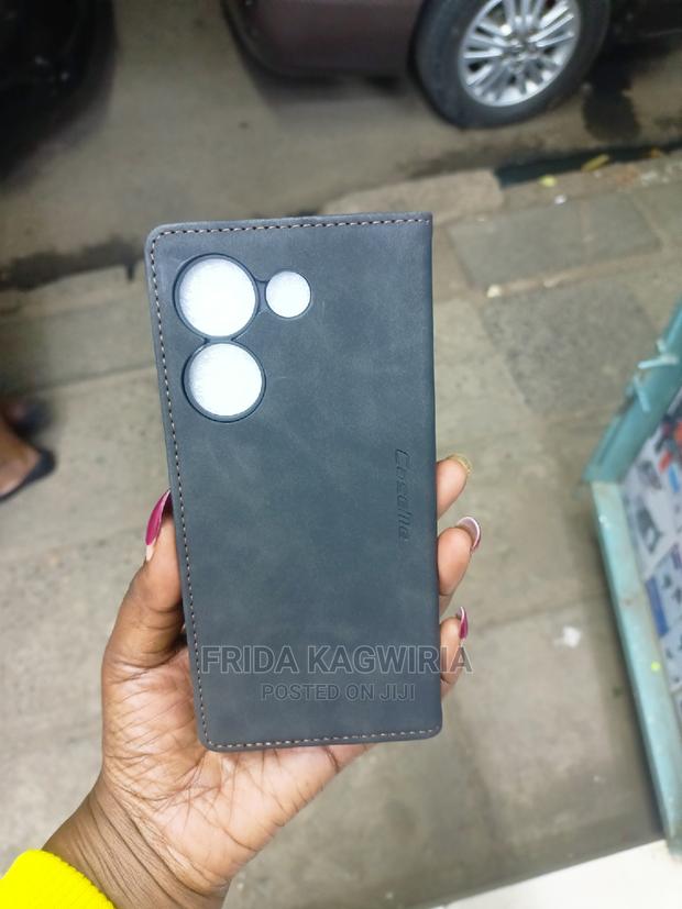 Black Caseme Leather Cover for Tecno Camon 20/20pro - thumbnail 2