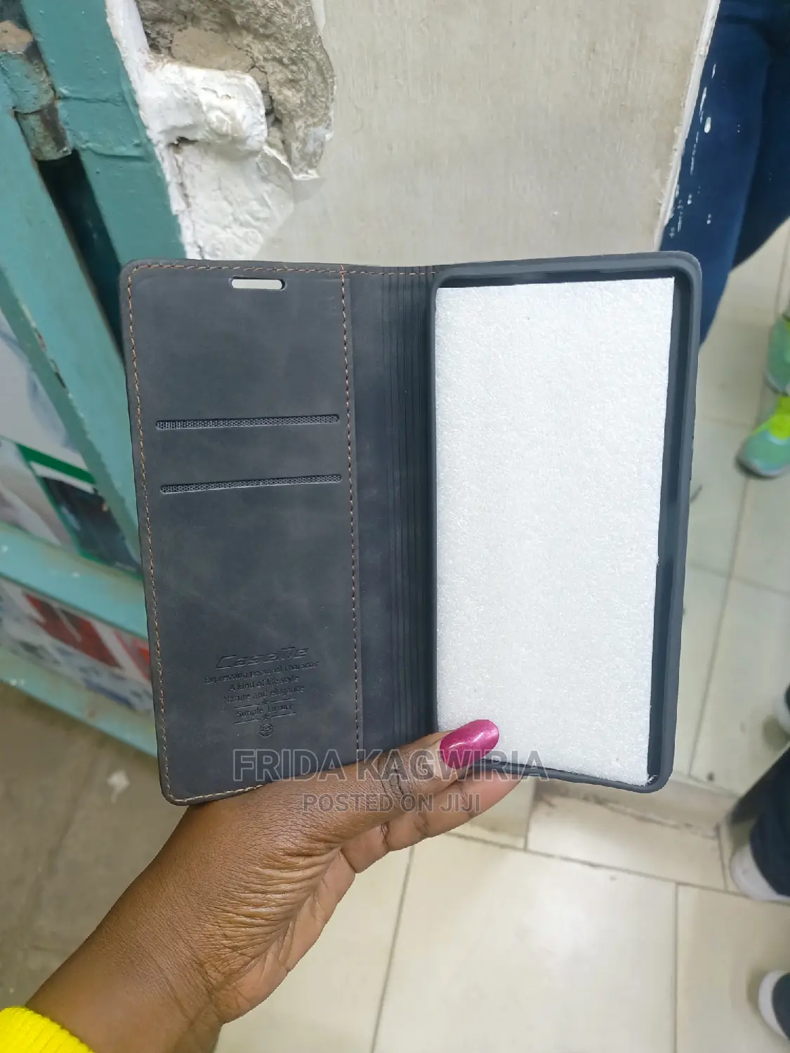 Black Caseme Leather Cover for Tecno Camon 20/20pro