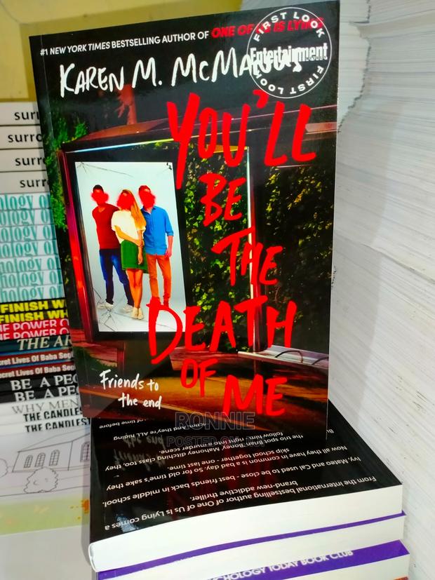You'll Be the Death of Me Book by Karen M.Mcmanus