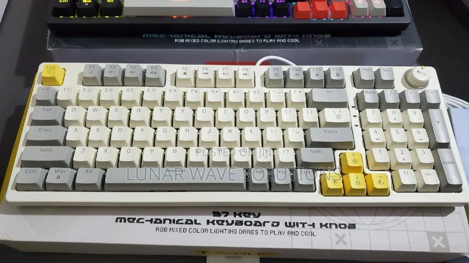 Backlit RGB Gaming Keyboards With Media Knob
