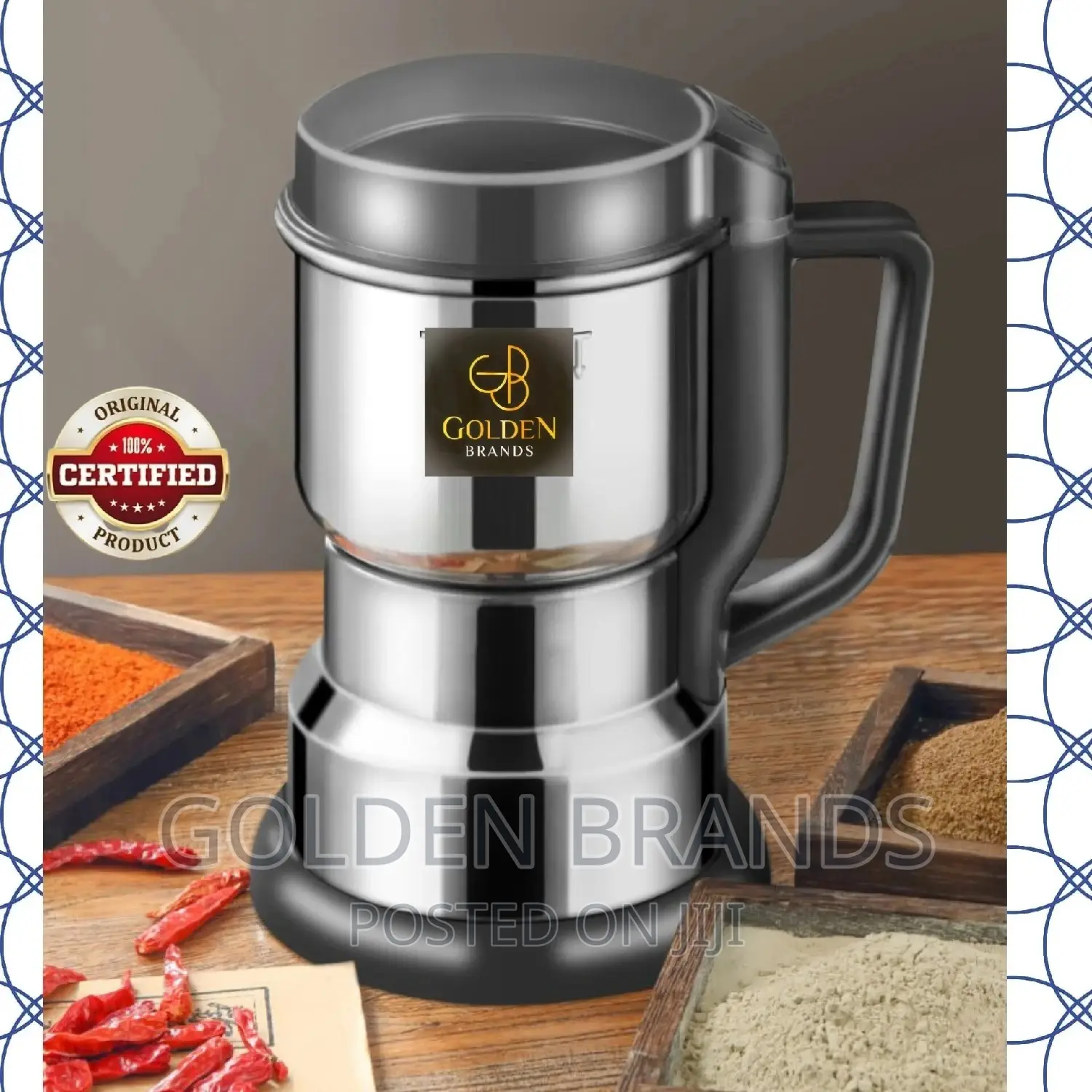 High Power Multifunctional Electric Grinder for Cereals 400W