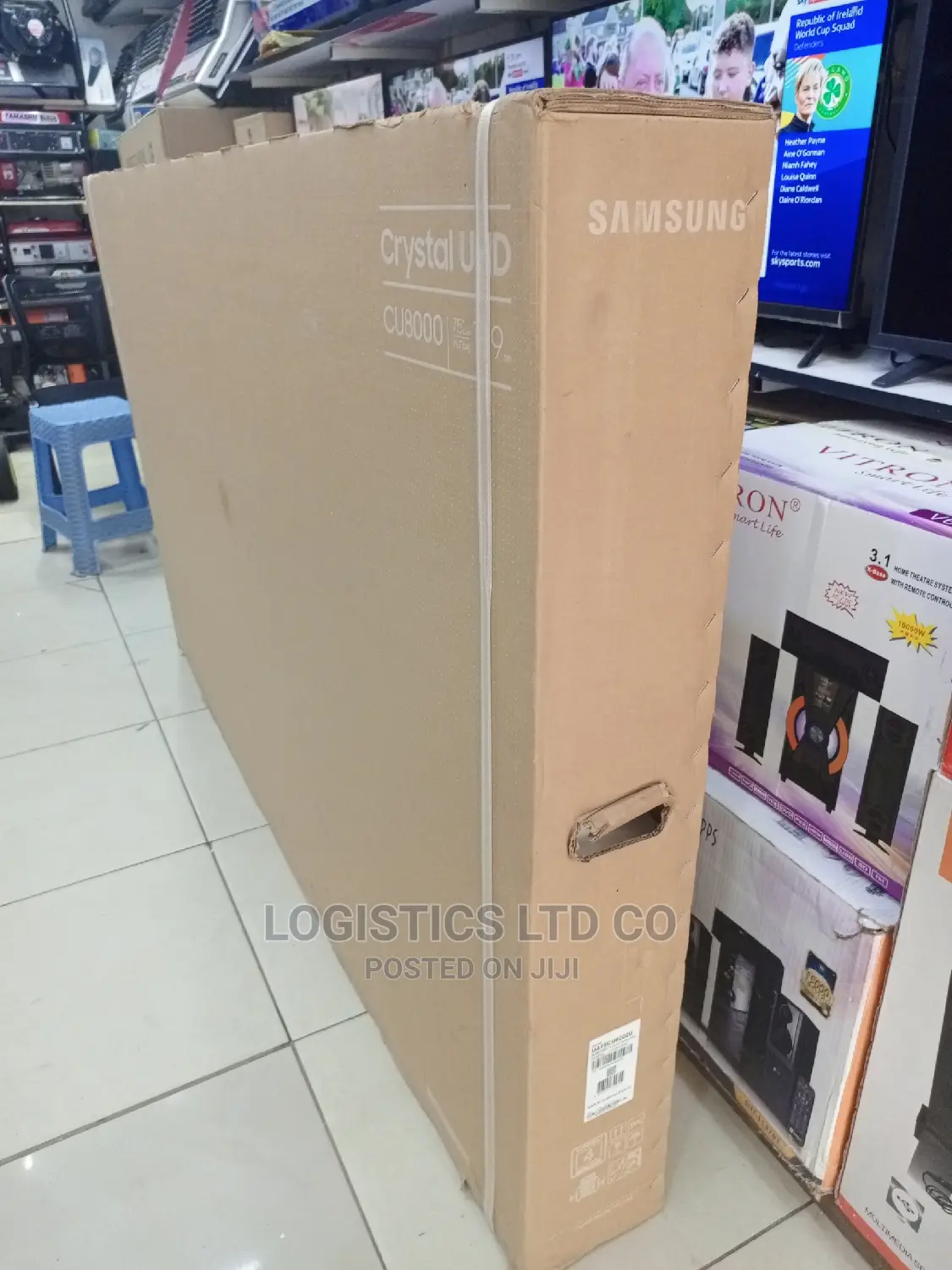 Samsung 75′′ 75CU8000 Crystal UHD Smart Tv New Model 2023