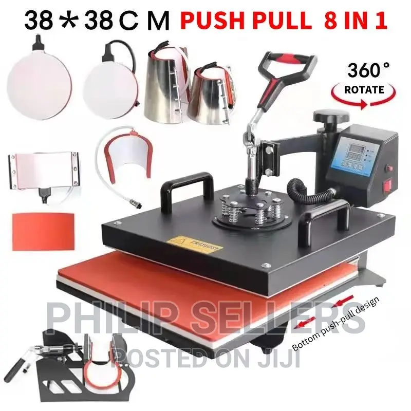 Heat Press Machine 8 in 1 8 in 1 Heat Press Machine 15x15 8