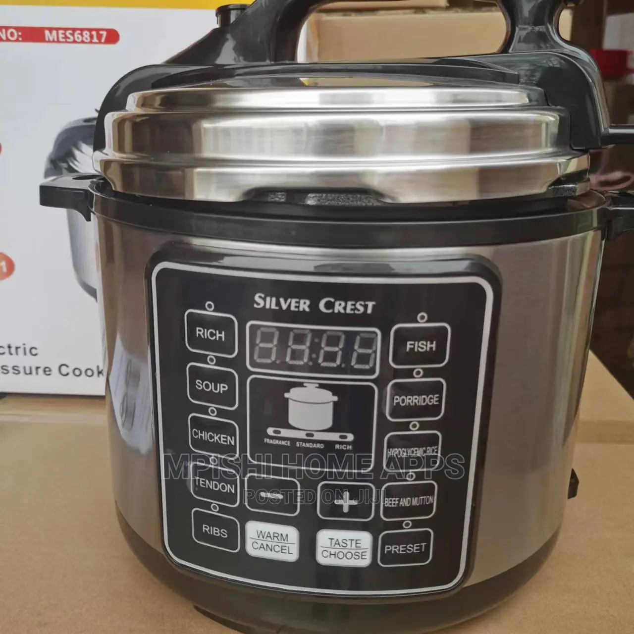 Silver Crest Electric Pressure Cooker 6L
