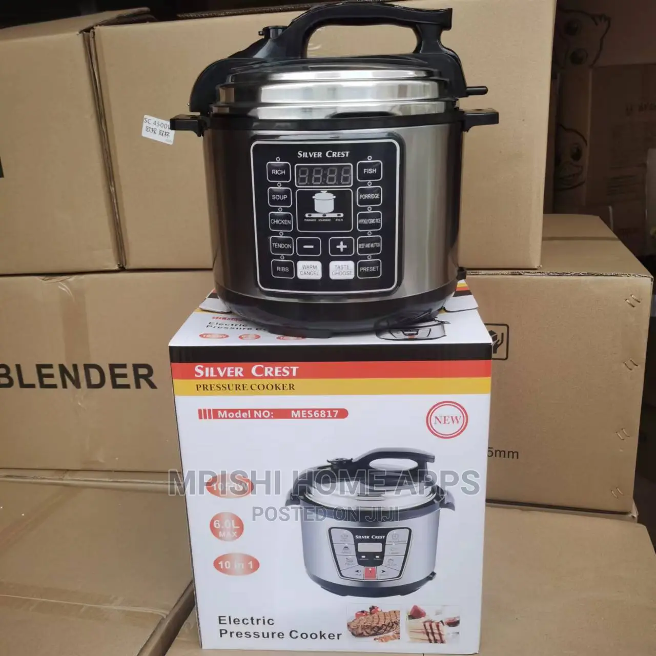 Silver Crest Electric Pressure Cooker 6L