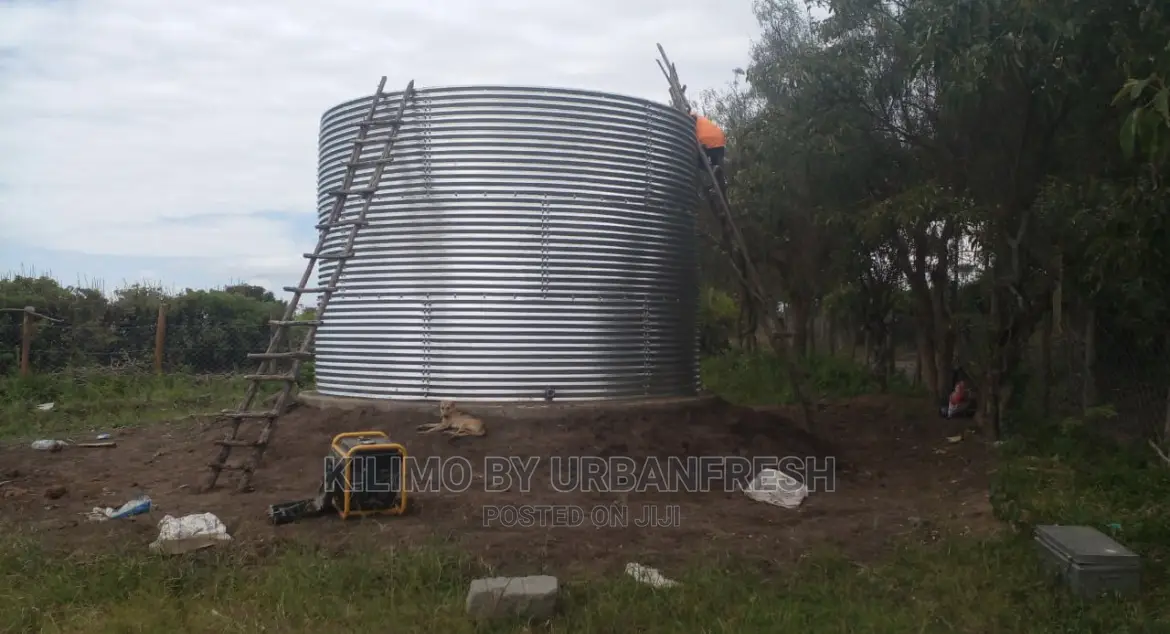 Galvanized Steel Sheet Large Scale Tanks 13,000 - 1,000,000L