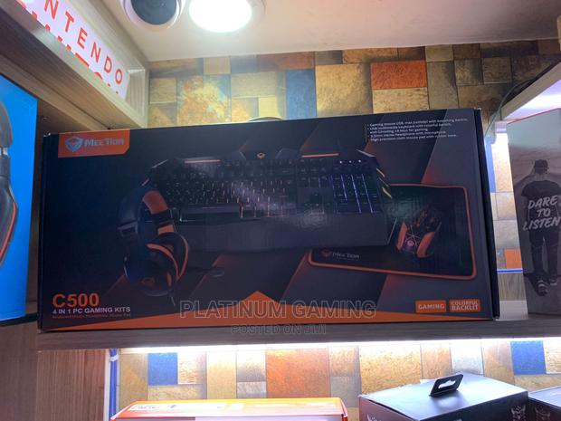 Gaming Keyboard, Mouse and Mouse Pad and Wired Headphones
