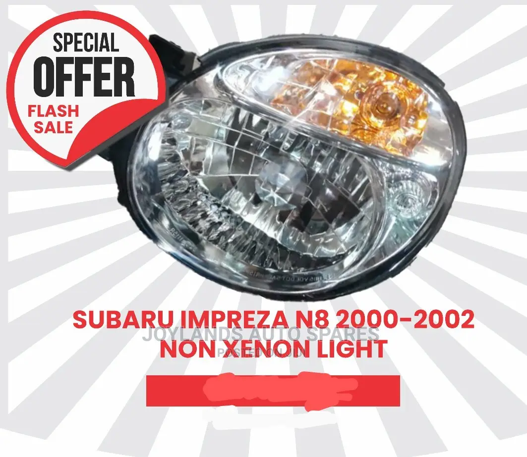 Subaru Impreza 200/2002 Non Xenon Headlights