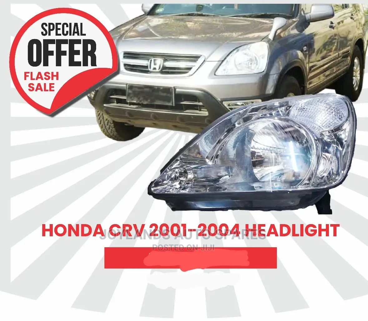 Honda CR-V 2001/2004 Headlights