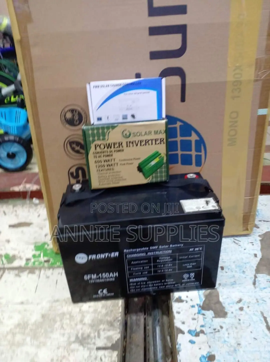 300w Full Kit Comlpete With 200ah Battery