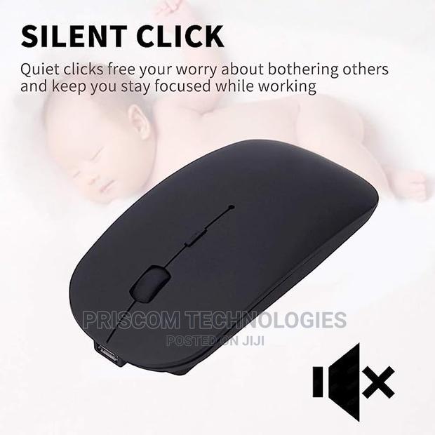 Rechargeable Wireless Mouse (Ultra-Slim Design) 2.4ghz - thumbnail 2