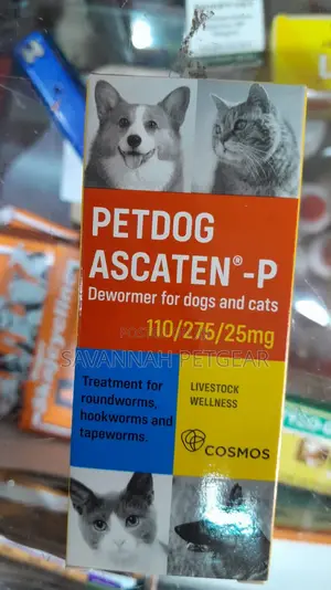 Ascaten-P Tablets (6 Tablets) - Deworming for Dogs and Cats