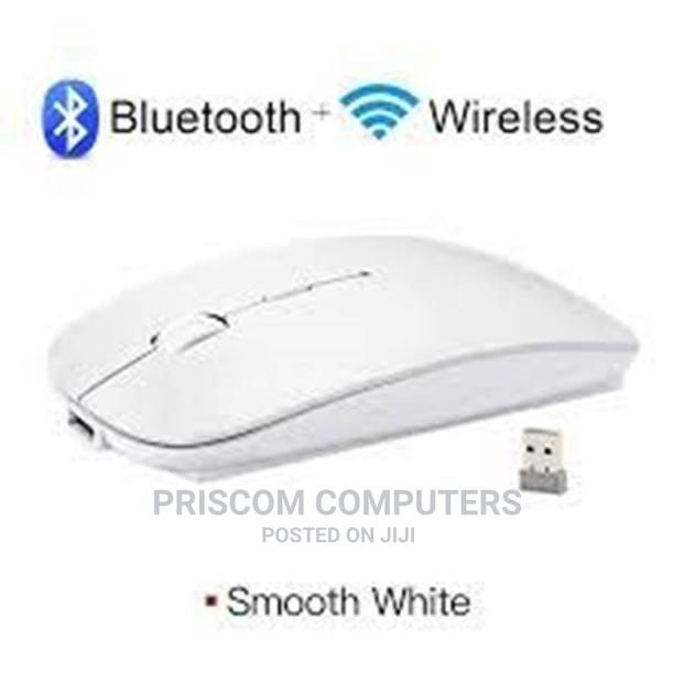 White Wireless Rechargeable Mouse, Rechargeable Mouse - main view