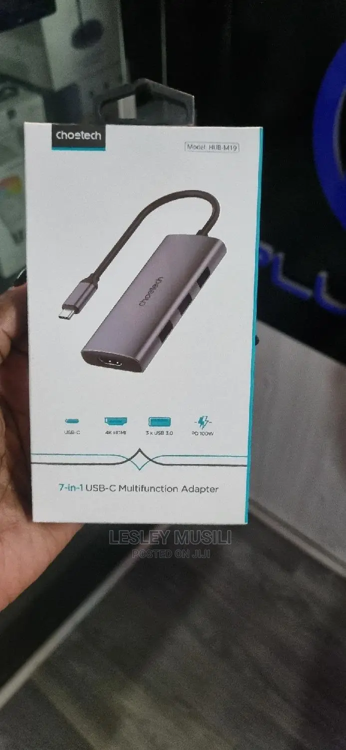 Choetech Hub M19 7in1 Usb-C Multifunction Adapter
