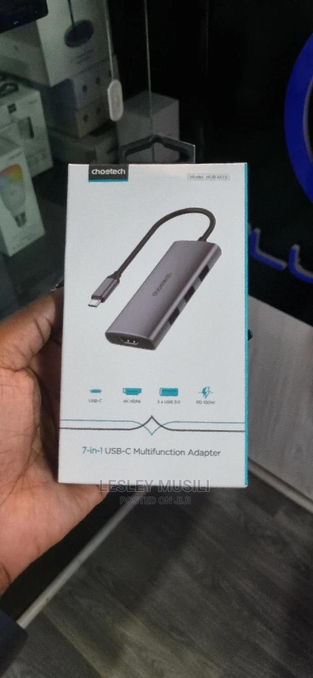 Choetech Hub M19 7in1 Usb-C Multifunction Adapter - thumbnail 2