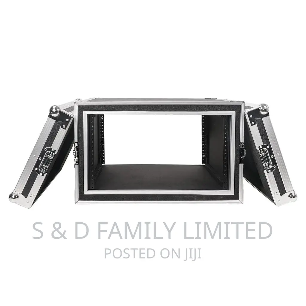 6U Two Door Open Rack Flight Case
