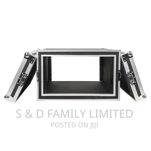 6U Two Door Open Rack Flight Case