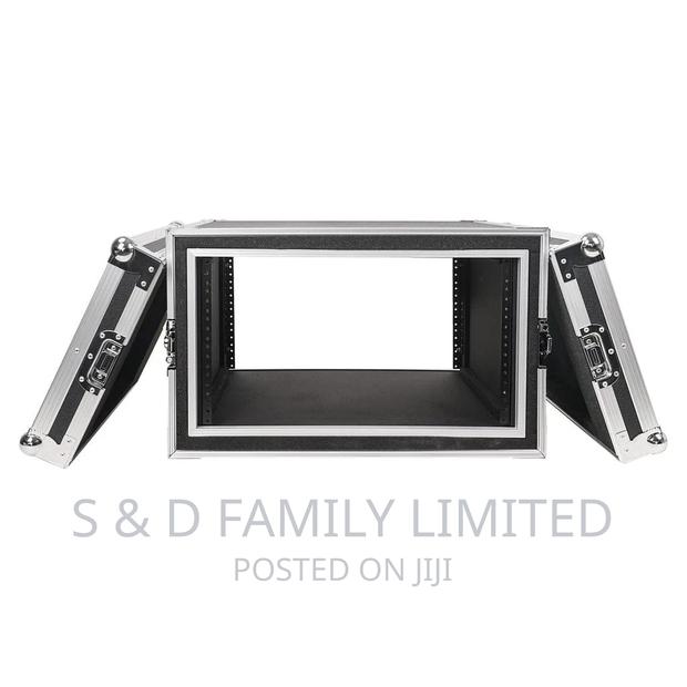 6U Two Door Open Rack Flight Case