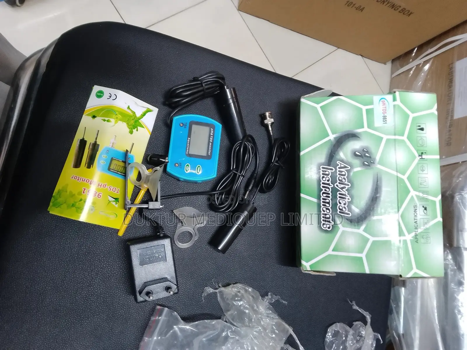Ph TDS Digital Monitor Aquarium Pool Hydroponic Water Tester