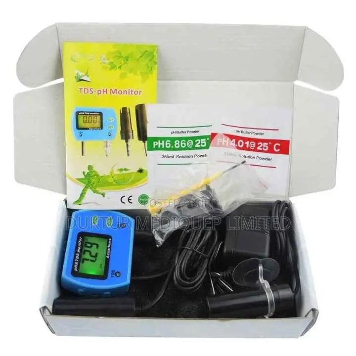 Ph TDS Digital Monitor Aquarium Pool Hydroponic Water Tester